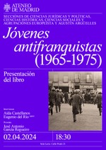 Madrid: presentación de 'Jóvenes antifranquistas (1965-1975)'