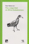 Portada de: Paz y seguridad en África Subsahariana