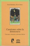 Cuestiones sobre la democracia.