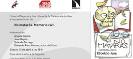 Presentación de 'No matarás. Memoria civil'