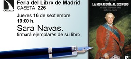 Feria del Libro de Madrid: Sara Navas firmará ejemplares de su libro