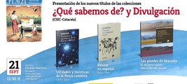 Feria del Libro de Madrid: presentación de novedades de las colecciones Divulgación y Qué Sabemos De