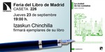 Feria del Libro de Madrid: Izaskun Chinchilla firmará ejemplares de 'La ciudad de los cuidados'