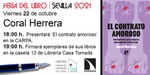 Feria del Libro de Sevilla 2021: Coral Herrera presenta 'El contrato amoroso'