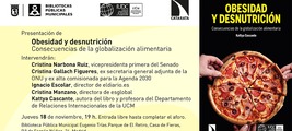 Madrid: presentación de 'Obesidad y desnutrición'