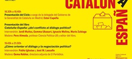 Madrid: presentación de 'Cataluña-España: ¿del conflicto al diálogo político?