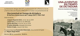 Madrid: presentación de 'Una juventud en tiempo de dictadura'