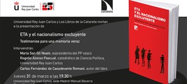 Madrid: presentación de 'ETA y el nacionalismo excluyente'