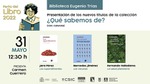 Feria del Libro de Madrid: presentación de 'Los superalimentos', 'La salud planetaria' y 'Las vacunas'