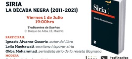 Madrid: presentación de 'Siria. La década negra. (2011-2021)'