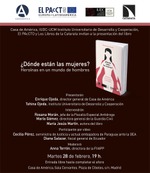 Madrid: presentación de '¿Dónde están las mujeres?'