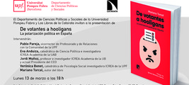 Barcelona: presentación de 'De votantes a hooligans'