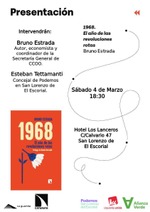 San Lorenzo de Escorial: presentación de '1968. El año de las revoluciones rotas'