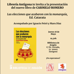 Zaragoza: presentación de 'Las elecciones que acabaron con la monarquía. El 12 de abril de 1931'