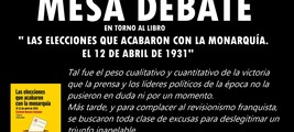 Huesca, presentación y mesa de debate: 'Las elecciones que acabaron con la monarquía'