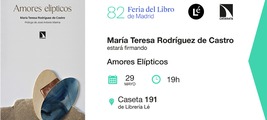 Feria del Libro de Madrid: María Rodríguez de Castro firmará ejemplares de 'Amores elípticos'