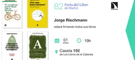 Feria del Libro de Madrid: Jorge Riechmann firmará sus libros