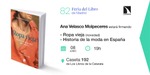 Feria del Libro de Madrid: Ana Velasco Molpeceres estará firmando 'Ropa vieja'