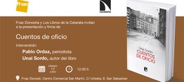 Donostia-San Sebastián: presentación y firma de 'Cuentos de oficio'