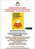 A Coruña: presentación de 'Las elecciones que acabaron con la monarquía'