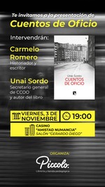 Soria: presentación de 'Cuentos de oficio'