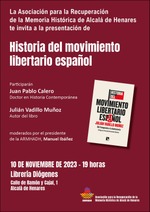 Alcalá de Henares: presentación de 'Historia del movimiento libertario español'