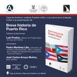 Madrid: presentación de 'Breve historia de Puerto Rico'