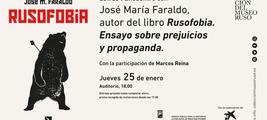 Málaga: encuentro con José María Faraldo, autor del libro 'Rusofobia'