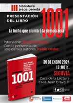 Segovia: presentación de '1001. La lucha que alumbró la democracia'