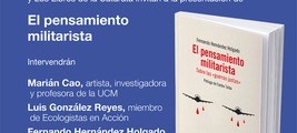 Madrid: presentación de 'El pensamiento militarista'