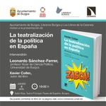 Burgos: presentación de 'La teatralización de la política en España'