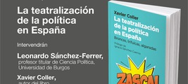 Burgos: presentación de 'La teatralización de la política en España'
