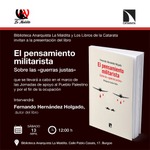 Burgos: presentación de 'El pensamiento militarista'