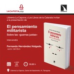 Tarragona: presentación de 'El pensamiento militarista'
