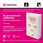 Zaragoza: presentación de 'El pensamiento militarista'