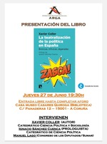 A Coruña: presentación de 'La teatralización de la política en España'