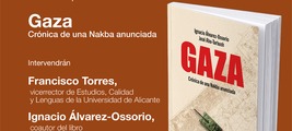 Alicante: presentación de 'Gaza. Crónica de una Nakba anunciada'