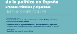 Inca: presentación de 'La teatralización de la política en España'