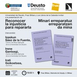 Bilbao: presentación de 'Reconocer la injusticia para repararla'