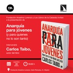 Madrid: presentación de 'Anarquía para jóvenes'