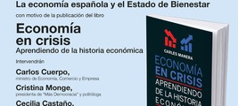 Madrid, debate: 'La economía española y el Estado de Bienestar'