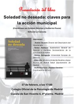 Madrid: presentación de 'Soledad no deseada'