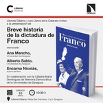 Zaragoza: presentación de 'Breve historia de la dictadura de Franco'