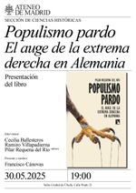 Madrid: presentación de 'Populismo pardo'