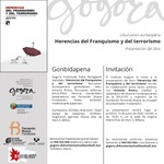 Bilbao: presentación de 'Herencias del franquismo y del terrorismo'