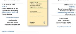 Vitoria-Gasteiz: presentación de 'Guerra sucia y abusos de poder'