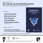 Alicante: presentación de 'En manos de la desinformación'