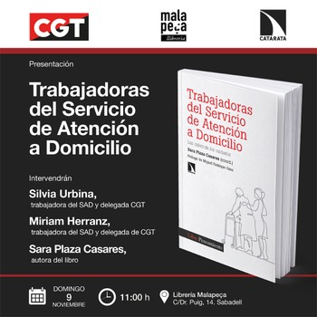 Sabadell: presentación de 'Trabajadoras del Servicio de Atención a Domicilio'
