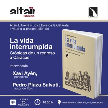 Barcelona: presentación de 'La vida interrumpida'