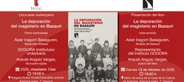 Basauri: presentación de 'La depuración del magisterio en Basauri '